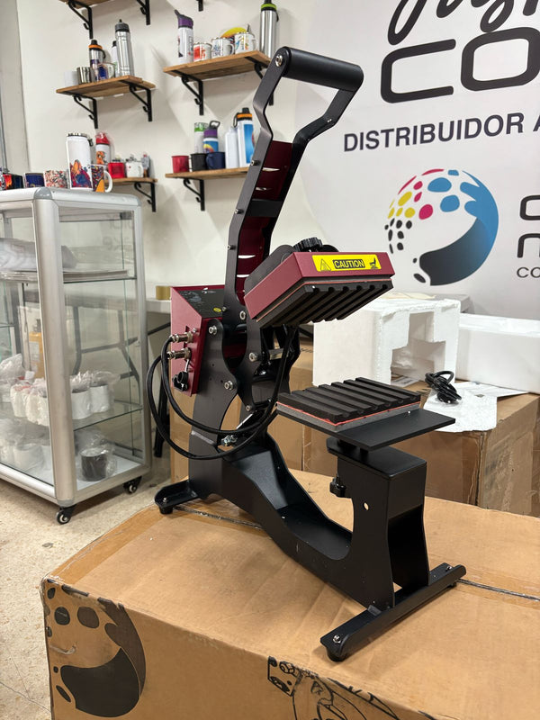 PRENSA MANUAL DUAL PARA LAPICEROS. TIPO CAIMÁN. 110V. - LINEA PRO 2.0