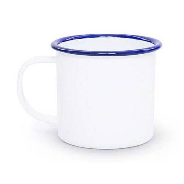 MUG PELTRE BORDE AZUL COBALTO 11ONZ