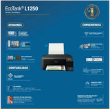 IMPRESORA EPSON L1250- CARTA - 4 tanques - CMYK - COLOR MAKE 🇨🇴