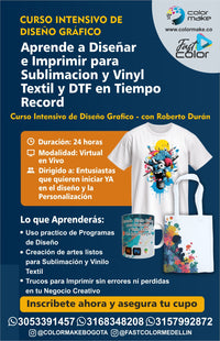 NUEVO CURSO INTENSIVO DE DISEÑO GRÁFICO PARA ARTES GRÁFICAS - FAST COLOR 🇨🇴 🔥