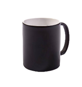 TAZA MÁGICA DE 11 OZ. COLOR NEGRO AAA (unidad)