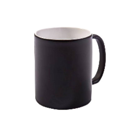 TAZA MÁGICA DE 11 OZ. COLOR NEGRO AAA (unidad)