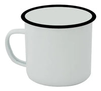 MUG PELTRE BORDE NEGRO 11ONZ